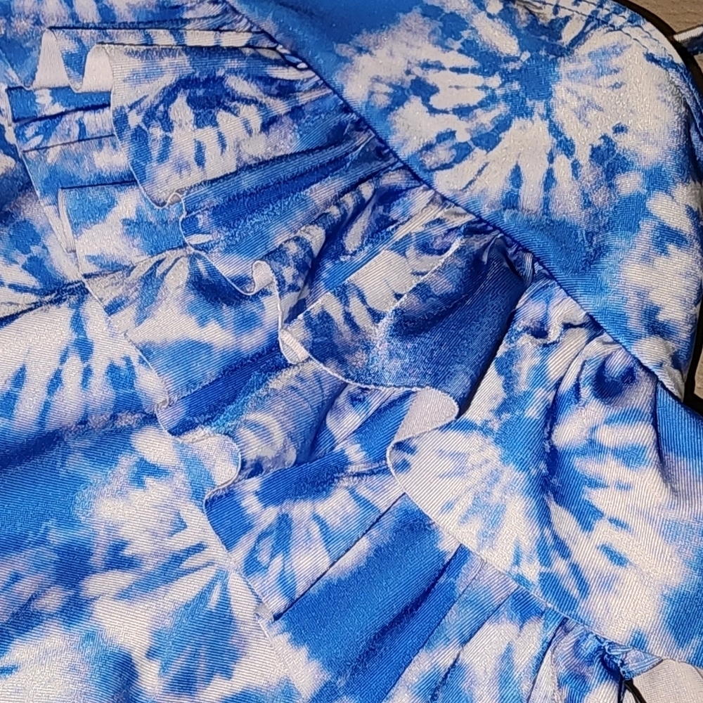 Tye Dye Ruffle Suit - Picture 2 of 3